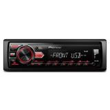 MP3 Player Automotivo Pioneer MVH-98UB 1 Din USB AUX FM RCA Interface Android Busca Pasta 4x23W RMS