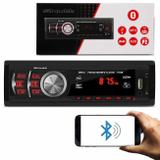 MP3 Player Automotivo Shutt Montana 1 Din Display 3.5 Polegadas Bluetooth USB SD P2 Rádio FM