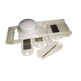 Multi Ralador De Alimentos Mandolin 7 Peças Branco - Batiki