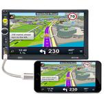 Multimídia 2 Din MP5 Espelhamento do Android Via Cabo Knup KP-C19A