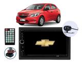 Multimídia Chevrolet Onix 2013 2014 2015 2016 2017 2018 Espelhamento Andoid Ios Bluetooth Câmera Ré - G7shop