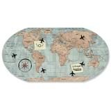 Mural Mapa Mundi Vintage - Geguton