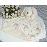 Naninha c/ Porta Chupeta - Floral Rosa - Laura baby