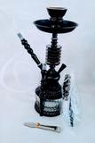 Narguile Completo 2 Saídas Médio 39cm Altura Preto - Shisha hookah