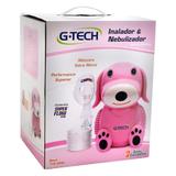 Nebulizador e inalador compressor nebdog rosa g-tech