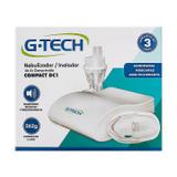 Nebulizador Inalador de Ar Comprimido G-Tech Compact DC1 Bivolt