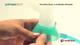 Nebulizador/inalador Soniclear Jato/ar Pulmoparplus Pode ser usado deitado