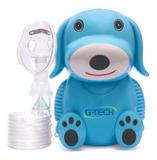 Nebulizador Infantil Nebdog Azul Inalador Bivolt G-tech - Gtech