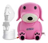 Nebulizador Infantil Nebdog Rosa Inalador Bivolt G-tech - Gtech