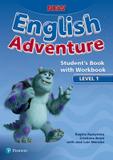 New english adventure 1 sb with wb - 1st ed - Pearson (importado)