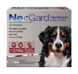 Nex Gard - Antipulgas e Carrapatos - Cães de 25,1 a 50 kg - 3 tabletes - Merial