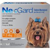 NEXGARD ANTIPULGAS E CARRAPATOS MASTIGAVEL 2 A 4 Kg - Merial