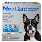 NexGard Cães 4 a 10kg 28,3mg 1 COMPRIMIDO - Merial