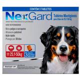 Nexgard Gg 25 A 50kg Com 3 Tabletes Mastigaveis - Merial