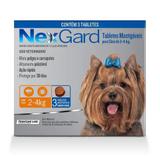 NexGard Mata Pulgas e Carrapatos P 2 a 4kg com 3 Tabletes - Frontline labs