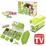Nicer Dicer Plus Cortador Fatiador Legumes Frutas Verduras - Desembrulha