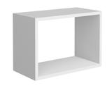 Nicho Branco 40cm em MDF 40x28x20 Módulo Prateleira Organizador Retangular GAAM