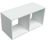 Nicho Duplo Retangular TOALHEIRO 55x30x25 P/ SALÃO DE BELEZA/ESTETICA/BARBEARIA - Virtude móveis