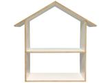 Nicho em Formato de Casinha em Mdf Branco - Eptcel arte em mdf