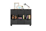 Nicho Organizador Preto com 6 gavetas Pretas - Qmovi