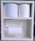 Nicho para papel higiênico para decoração com kit de instalação fred planejados