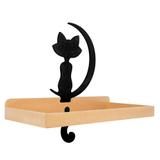 Nicho Prateleira Estante Belvedere Preto Para Gatos Carlu