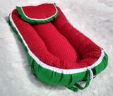 Ninho para bebê Vira Bolsa Melancia Eloah - Elobaby