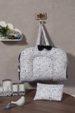Ninho Vira Bolsa Branco e Preto Céu - Elobaby