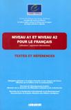 Niveau a1 /a2 pour le francais / textes et references - Didier/ hatier