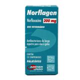 Norflagen 200mg 10 comp Agener União Antibiotico Cães e Gatos