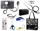 Novo Kit Aparelho De Pressão com Estetoscópio Rappaport Premium Completo - Preto