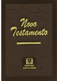Novo testamento - bolso zíper - marrom - Editora santuário
