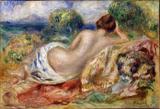 Nu na Paisagem - Pierre-Auguste Renoir - Tela 50x73 Para Quadro - Santhatela