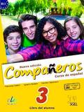 Nuevo Compañeros 3 - Libro Del Alumno Con Licencia Digital - Edición Brasil - Sgel - sbs
