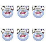 Nuk (PA7307-2B) Decorada Boy S2 Chupeta (Kit C/06)