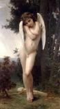 O Cupido Molhado - William Bouguereau - Tela 30x54 Para Quadro - Santhatela