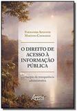 O direito de acesso à informação pública: o princípio da transparência - Appris editora