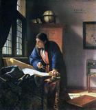 O Geógrafo - Johannes Vermeer - Tela 30x34 Para Quadro - Santhatela