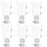 O Jogo 6 xícaras irish coffee vidro 285ml transparente Dynasty