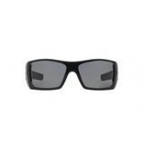 Oakley BATWOLF OO9101 04 Preto Fosco Lente Polarizada Cinza Tam 27