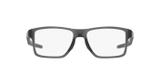 Oakley CHAMFER SQUARED OX8143 814302 Cinza Translúcido Lente Transparente Tam 54