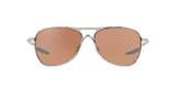 Oakley CROSSHAIR OO4060 02 Prata Lente Preto Iridium VR28 Tam 61