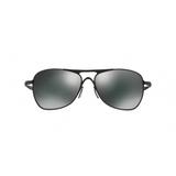 Oakley CROSSHAIR OO4060 03 Preto Fosco Lente Preto Iridium Tam 61