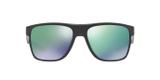 Oakley CROSSRANGE XL OO9360 02 Preto Polido Lente Verde Jade Iridium Tam 58