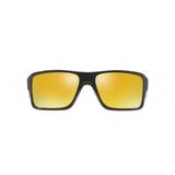 Oakley DOUBLE EDGE OO9380 02 Preto Polido Lente Amarelo Iridium 24K Tam 66