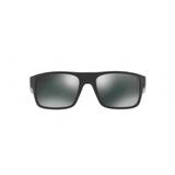 Oakley DROP POINT OO9367 02 Preto Polido Lente Cinza Iridium Tam 60