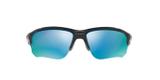 Oakley FLAK DRAFT OO9364 06 Preto Polido Lente Polarizada Azul Prizm Águas Profundas Tam 67