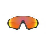 Oakley FLIGHT JACKET OO9401 940108 Preto Lente Polarizada Vermelho Ruby Prizm Tam 37