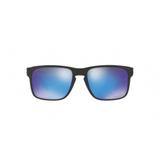 Oakley HOLBROOK OO9102 9102F5 Preto Lente Verde Safira Prizm Tam 55