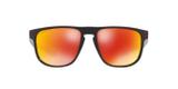 Oakley HOLBROOK R OO9377 937707 Preto Lente Polarizada Vermelho Ruby Prizm Tam 55